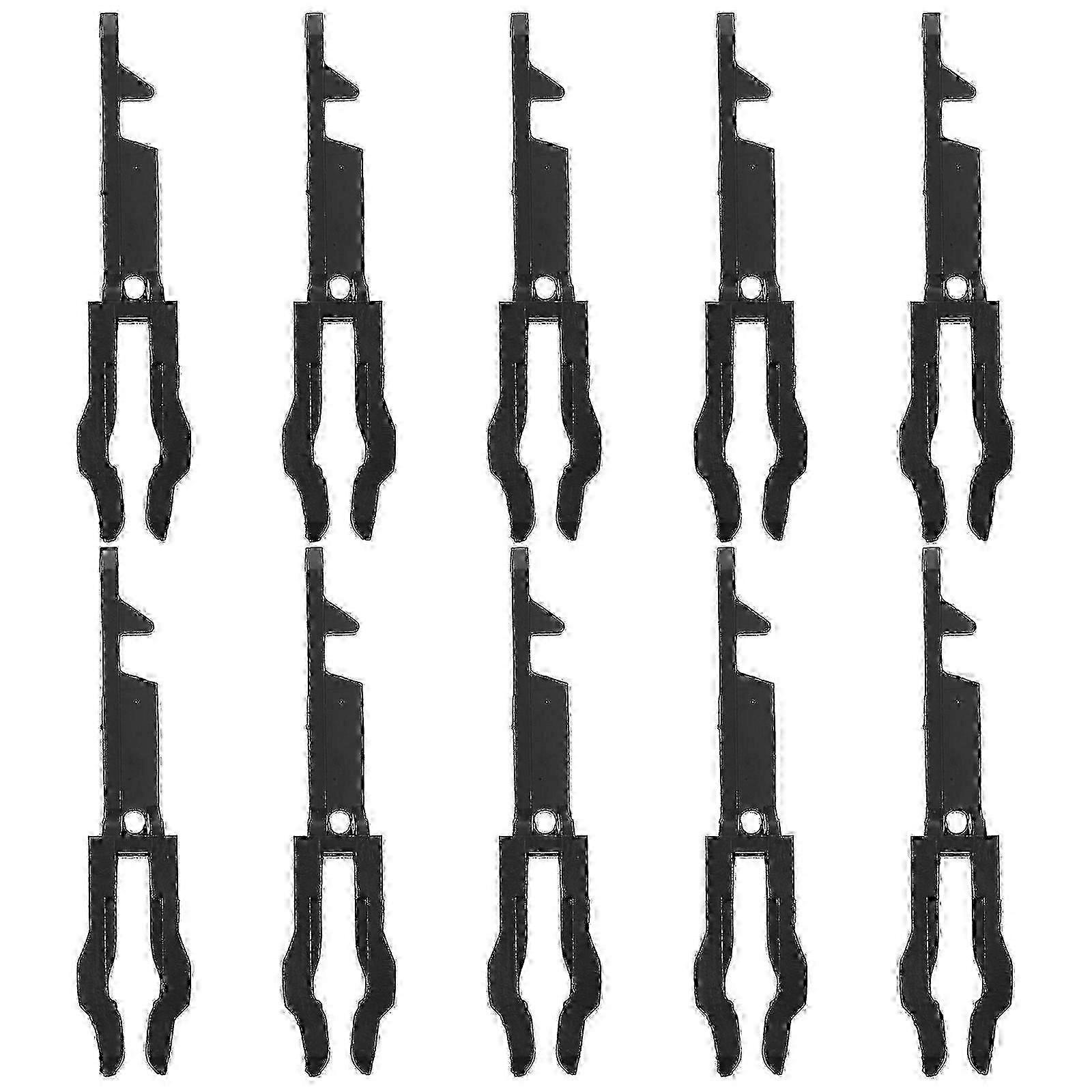 Emergency Break Glass Key Switch 10Pcs for Fire Rescue Safety, Panic Button Accessory with Reset Function & Durable Plastic Construction