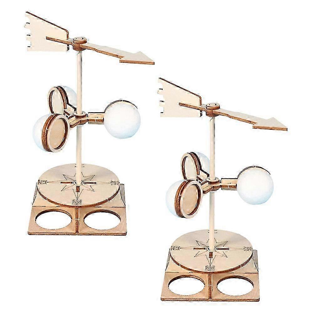 DIY Wind Vane Toy Model for Kids Educational Science Experiment 2Sets