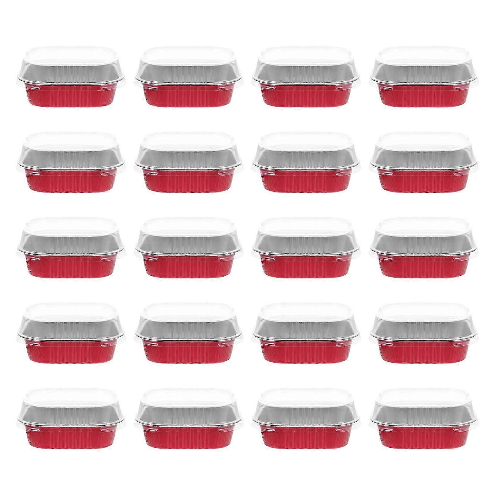 20 Sets of Household Pudding Cups Multi-function Cupcake Cups Convenient Dessert Containers