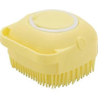 Silikone shampoo dispenser til hunde og katte - Gul