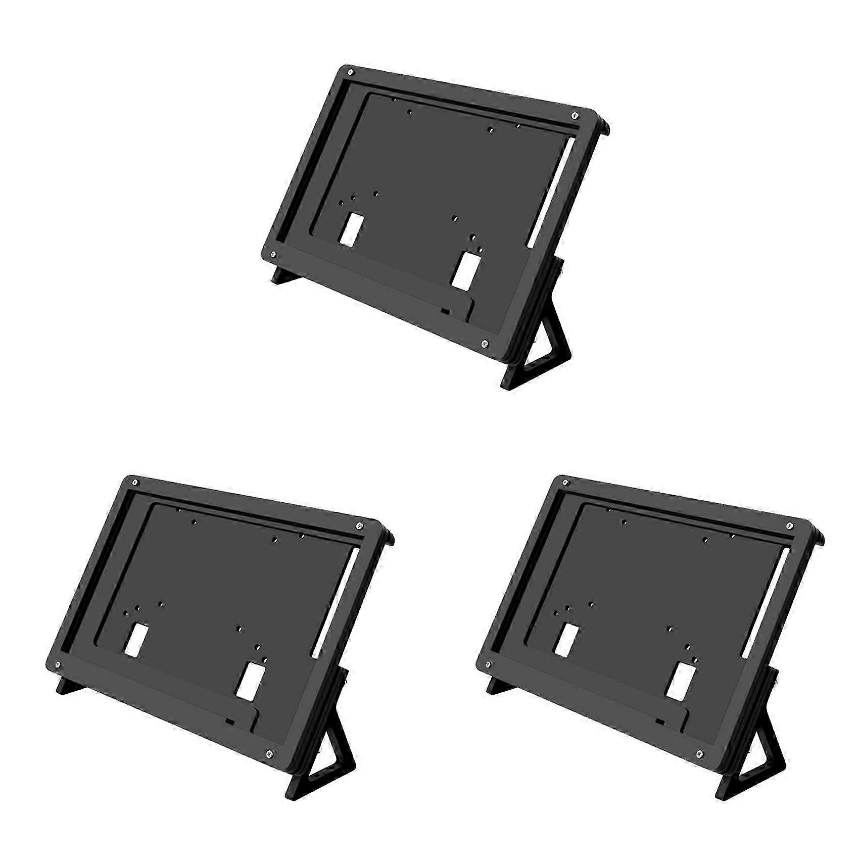 3pcs 7 Inch Lcd Acrylic Bracket Case Contact Screen Case Holder Bracket compatible with Raspberry Pi 3 Model B+