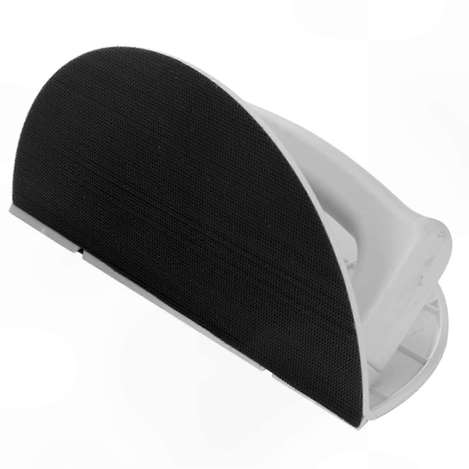 Semi-Circular Sanding Tool for Inside Corners with Sandpaper Functionality