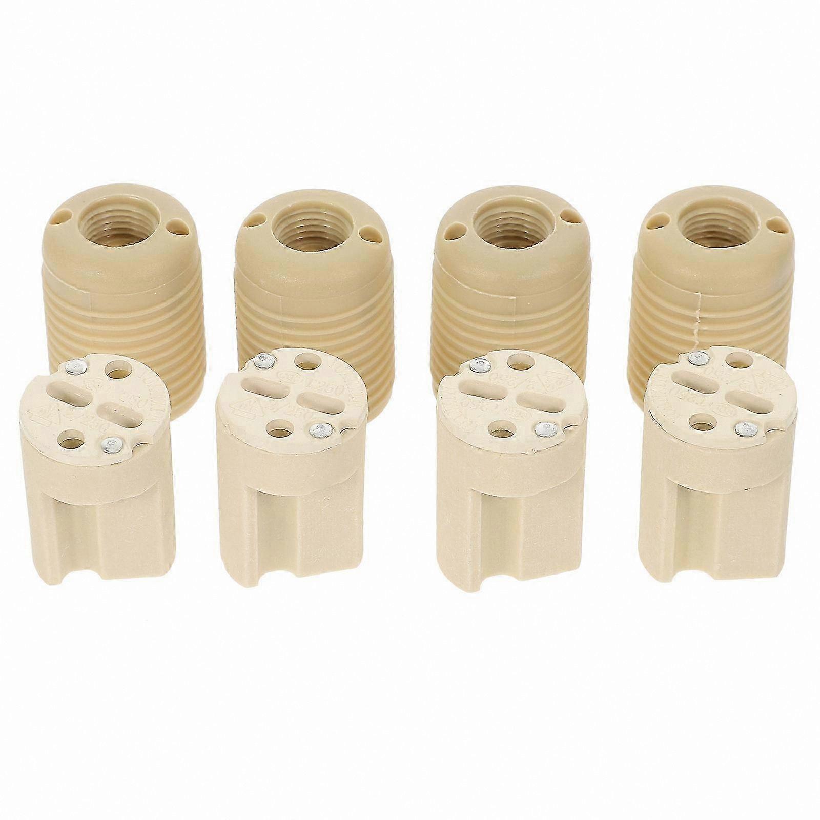 For Craftsmen: 4 Pcs Replacement G9 Lamp Socket with Screw Interface
