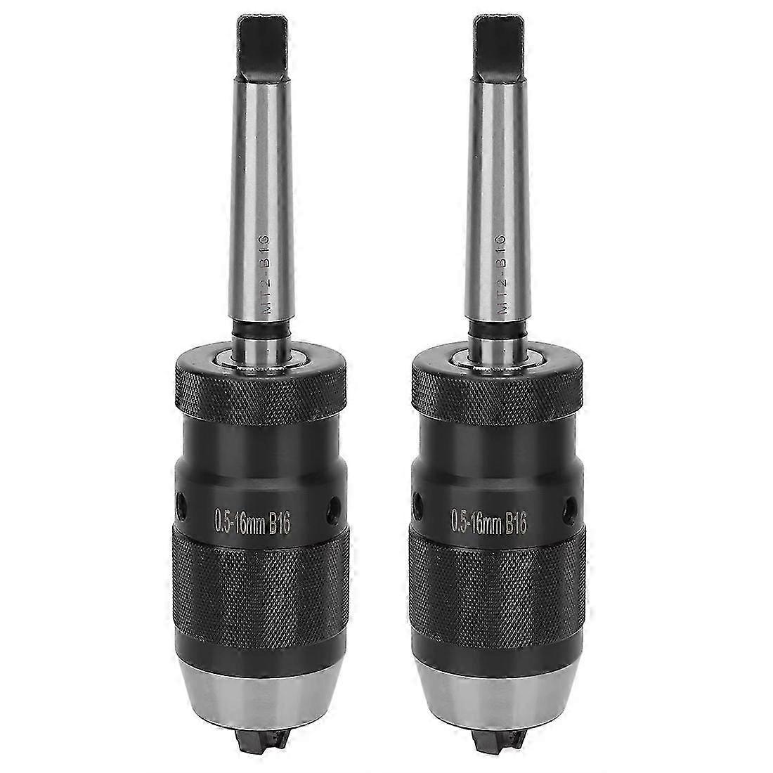 Keyless Quick Release Morse Taper Drill Chuck MT22B16 0.5-16mm 2PC Drilling Machine
