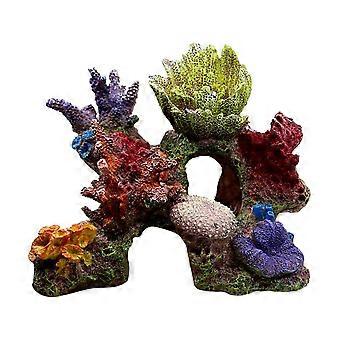 Adorno de resina para acuario con forma de caracola marina, árbol de coral, paisajismo (1 unidad)