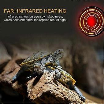 200W 220V Reptile Heating Bulb, Infrared Waterproof Ceramic Heating Lamp E27, suitable for amphibians and reptiles.
