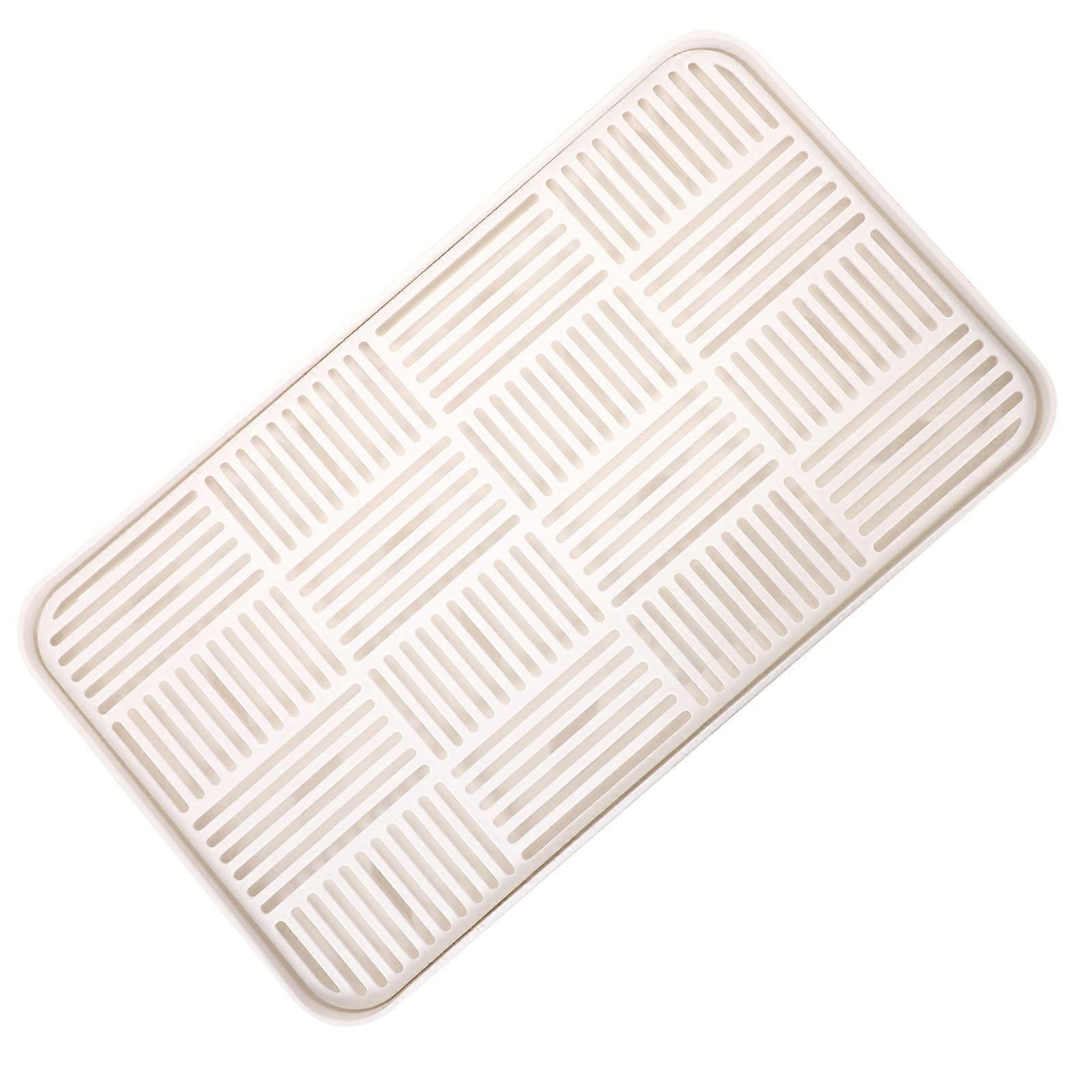 Double-Layer Draining Tray Multi-Function Tea Set Plate for Home Use 1 Piece