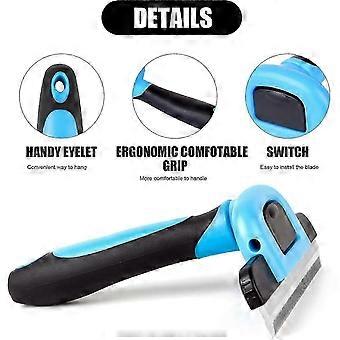 Detachable Ergonomic Pet Deshedding Tool