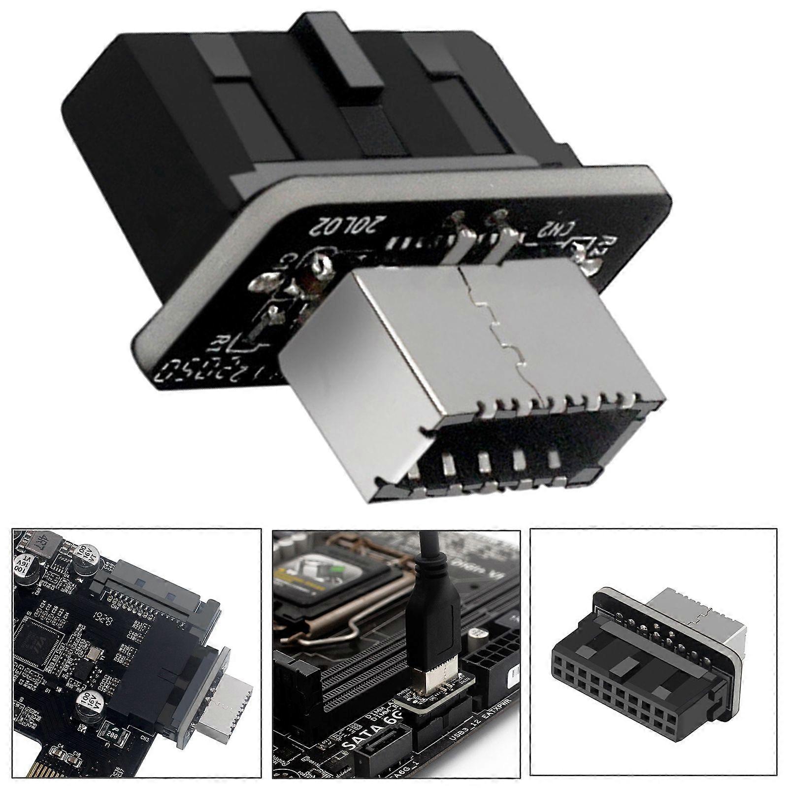 USB 3.0 Internal Header to USB 3.1/3.2 Type C front Type E Adapter Converter A NEW