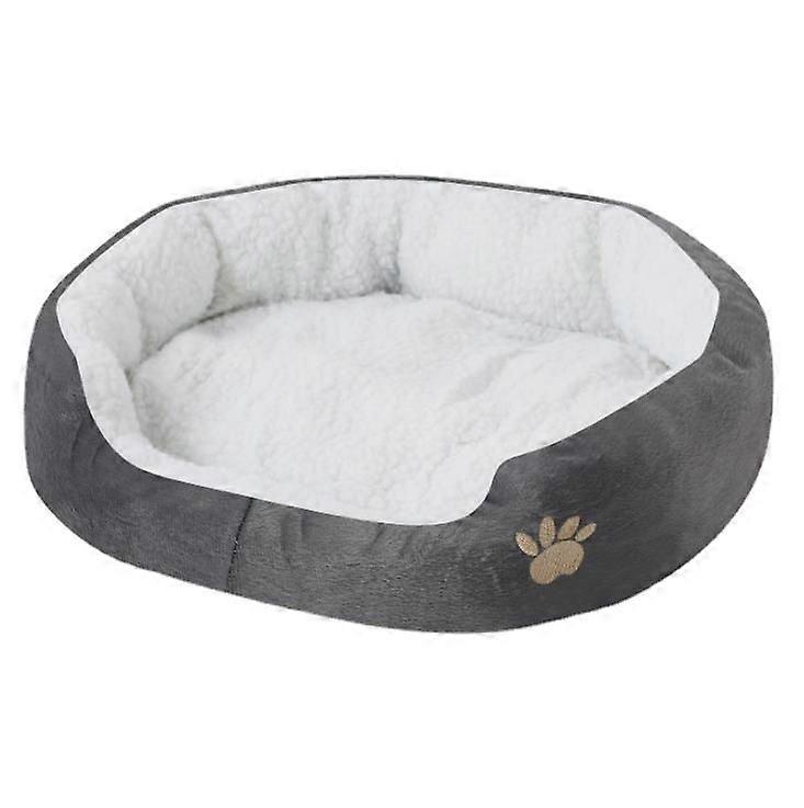 Self-Warming Round Pet Bed Non-Slip