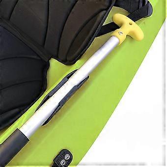 Kayak paddle seat, paddle loop, paddle clip, set with extended rubber nut and stainless steel spacer screw