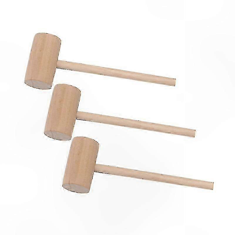 3-Piece Wooden Mallet Set