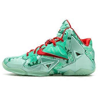 Nike Lebron 11 Christmas Sklisikre Lette Basketballsko Herre Grønn 616175-301