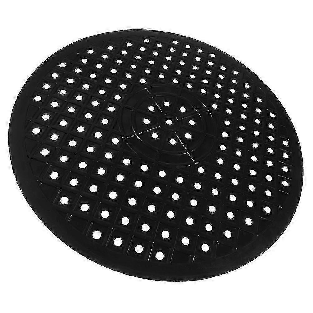 Rubber Sink Mat Round Black Kitchen Sink Protector Pad