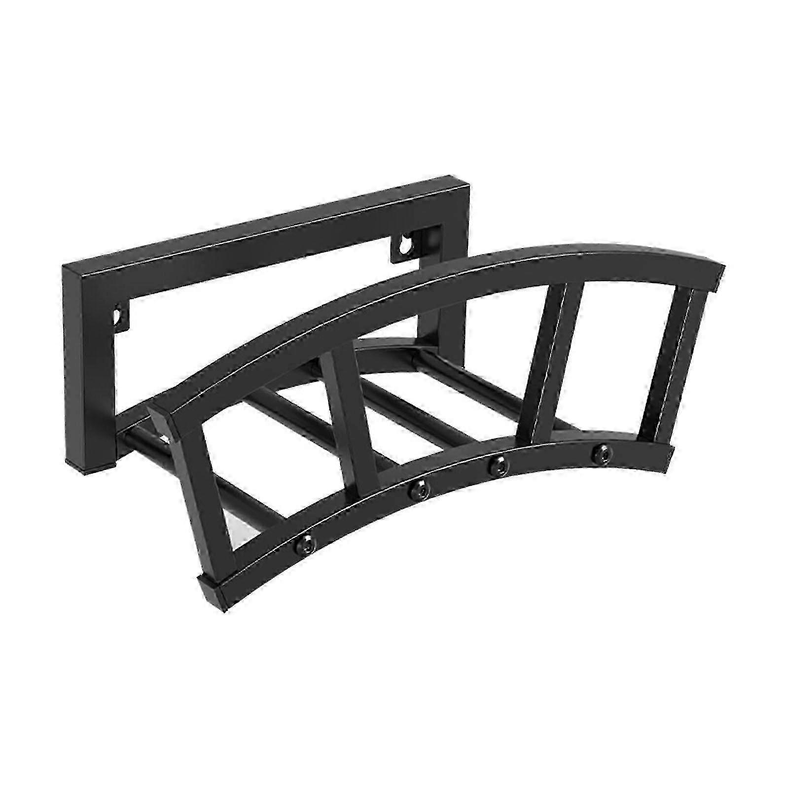Iron Garden Hose Wall Bracket Compact