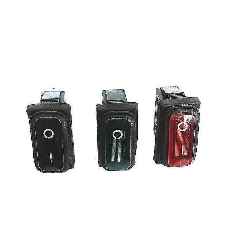 Green 15A Rocker Switch with Indicator