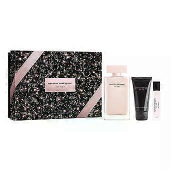 Parfymesett for kvinner Narciso Rodriguez FOR HENNE EDP 3 stykker