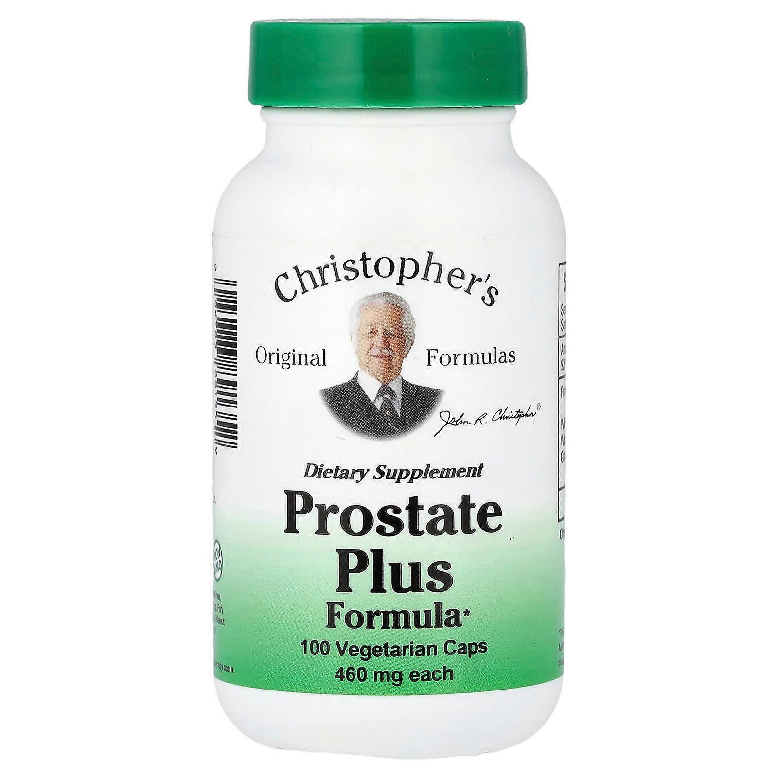 Christopher's Original Formulas, Prostate Plus Formula, 100 Vegetarian Caps
