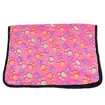 Pet Carpet Pink Printed Blanket for 1Pcs Pet Sleep Mat