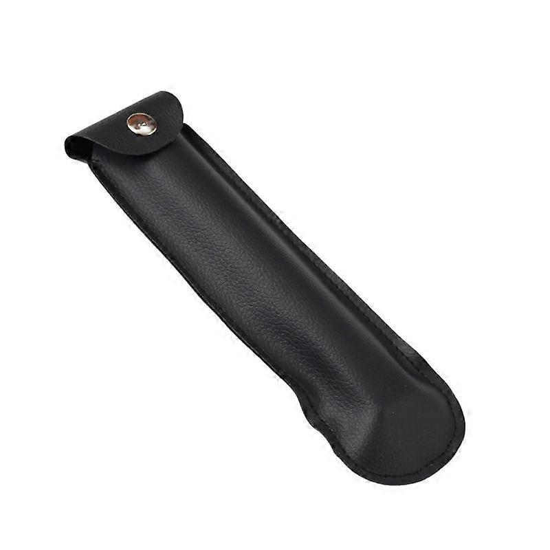 Black Buckle-Closure Harmonica Storage Case