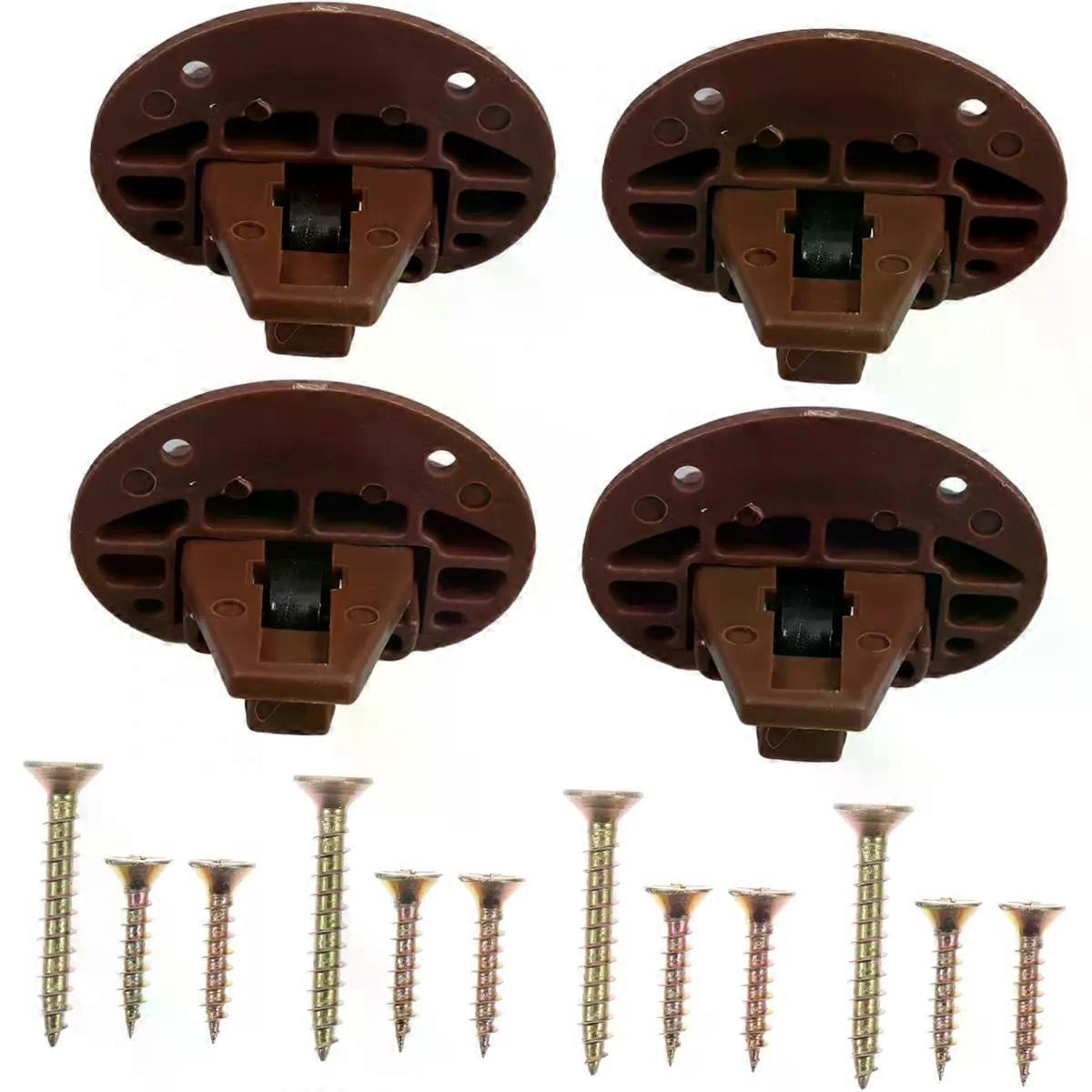 4pcs Replacement Drawer Guide Slides Kit for Drawer Repair
