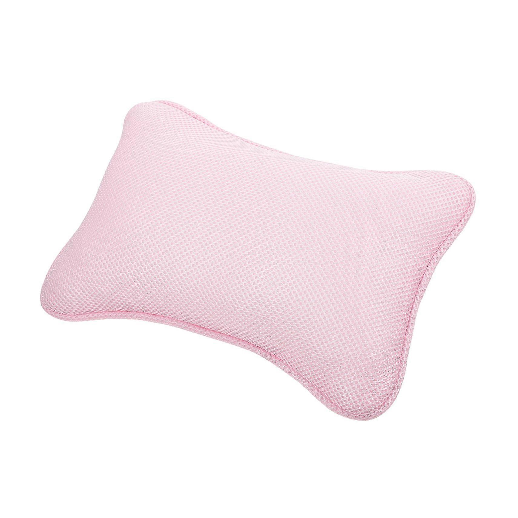 Supportive Mesh Bath Pillow With Suction Cups