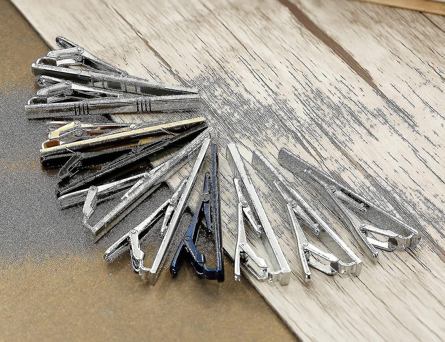 10 Pcs Tie Clips Set For Men Tie Bar Gift For Men Clip Set For Ties
