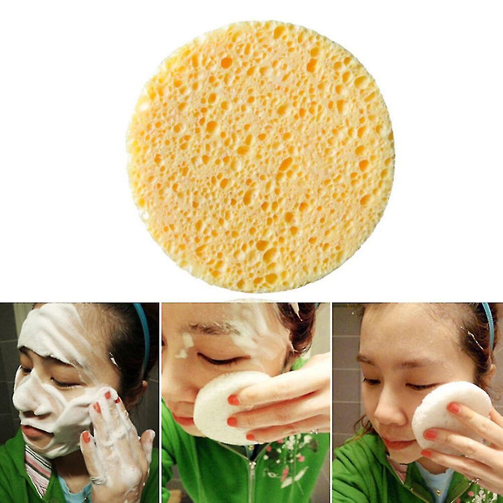 5pcs Disposable Soft Face Makeup Remover Sponge Compressed Makeup Remover Deep Cleaning Face Cleaning Makeup Tools