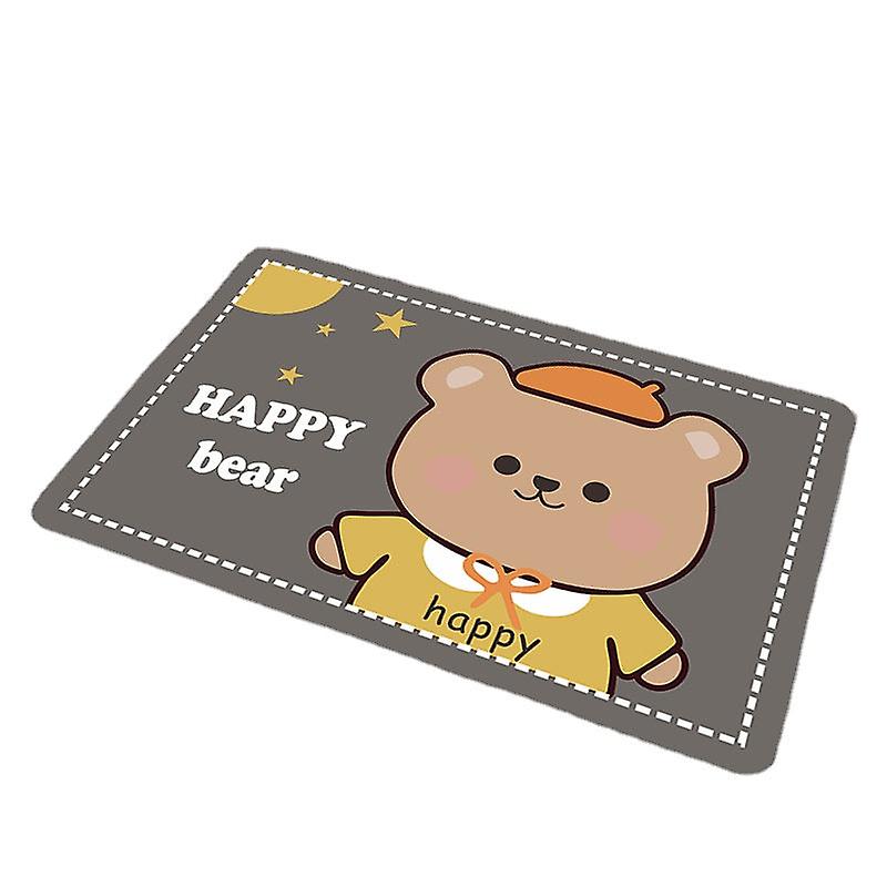 Bath Mat Non Slip Absorbent Shower Bathroom Rug Carpet Cartoon Scrub-able