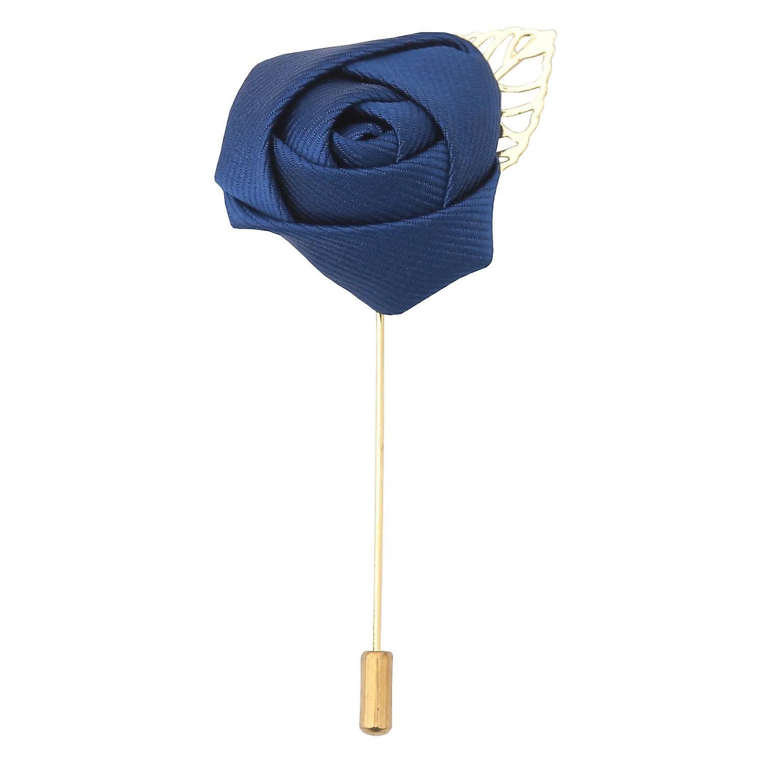 Navy Blue Plain Twill Lapel Pin