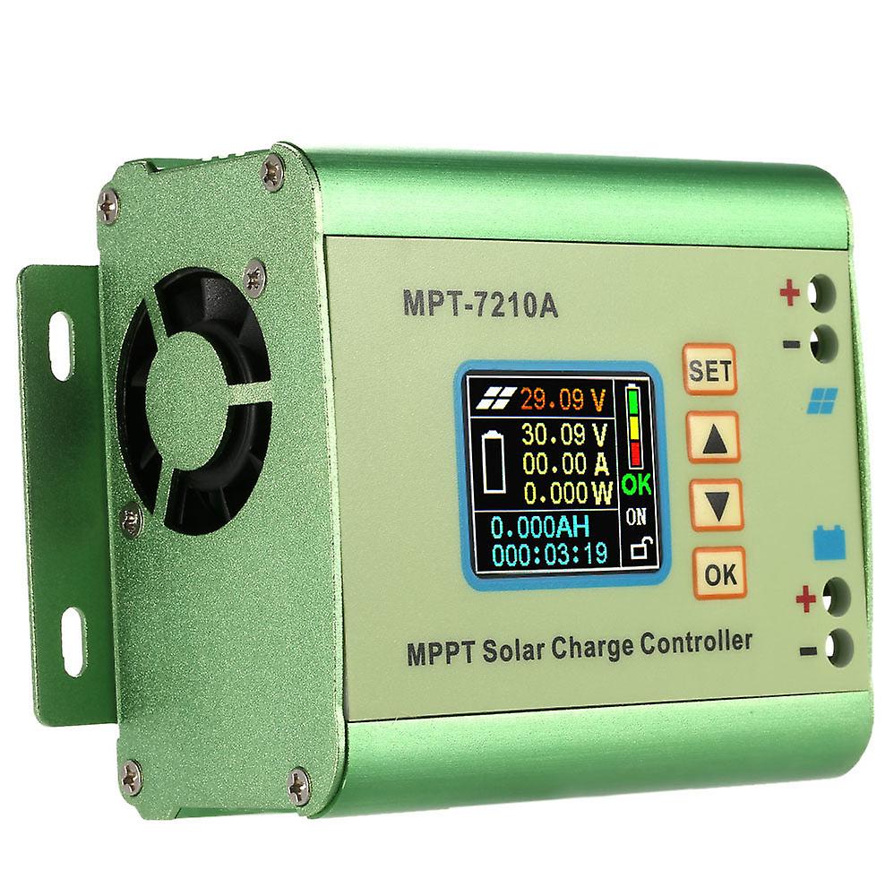 Mppt Solar Panel Battery Regulator Charge Controller With Lcd Color Display 24/36/48/60/72v 10a With Dc-dc Boost Charge Function