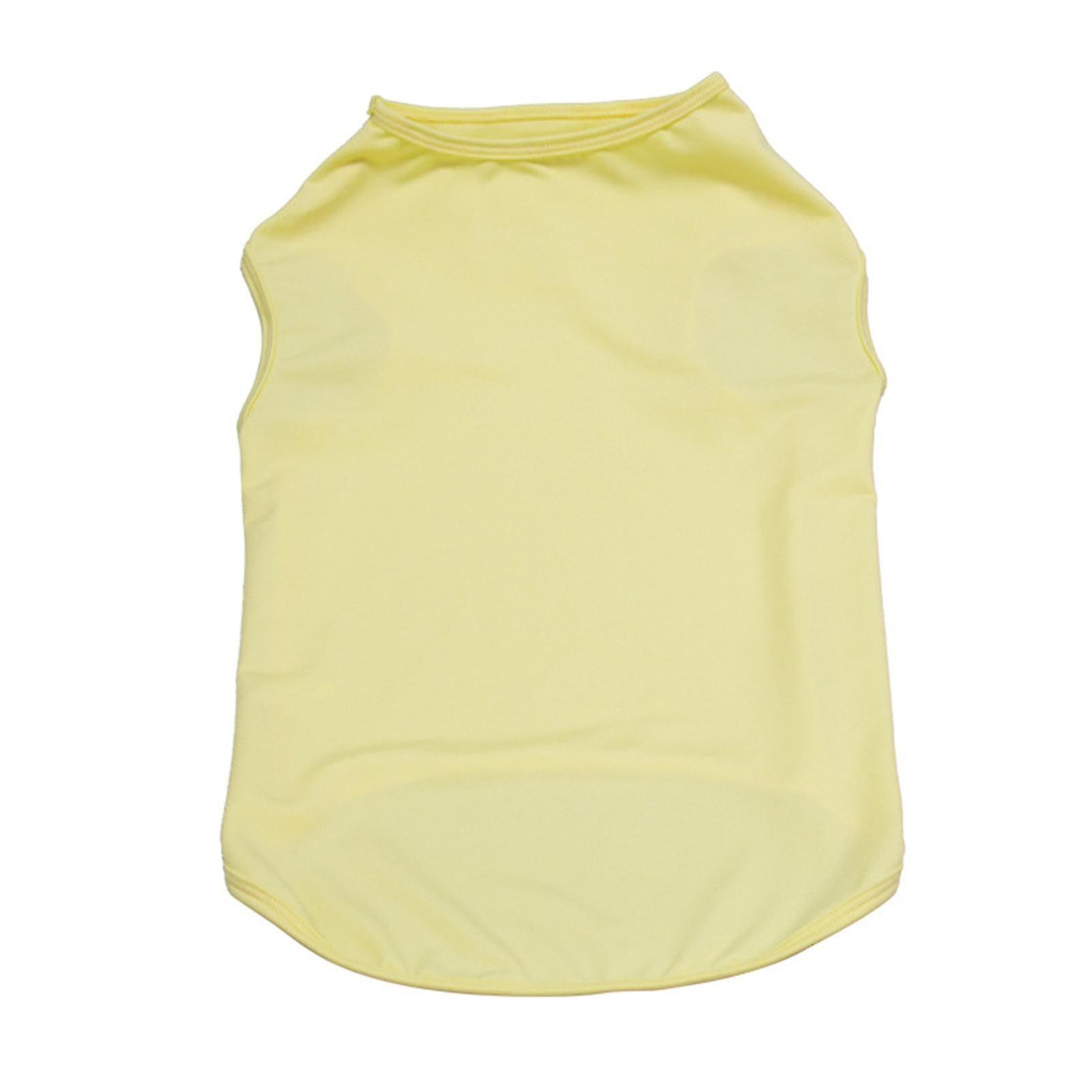 الحيوانات الأليفة تي شيرت الصلبة اللون اللباس تنفس الحيوانات الأليفة الكلب سترة الزي للربيع