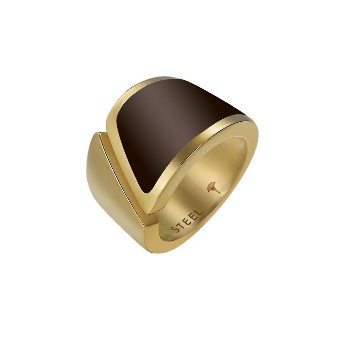 Joop women's ring stainless gold match JPRG10591B