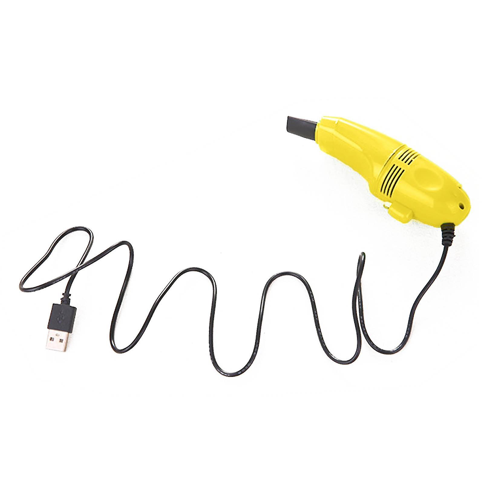 Mini Handheld Usb Keyboard Cleaner Dust Buster Powerful Cleaning Easy To Use