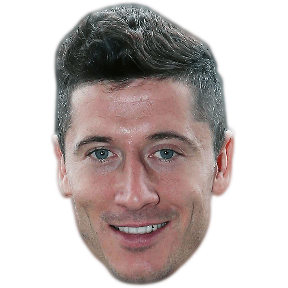 Robert Lewandowski Big Head. Larger than life mask.