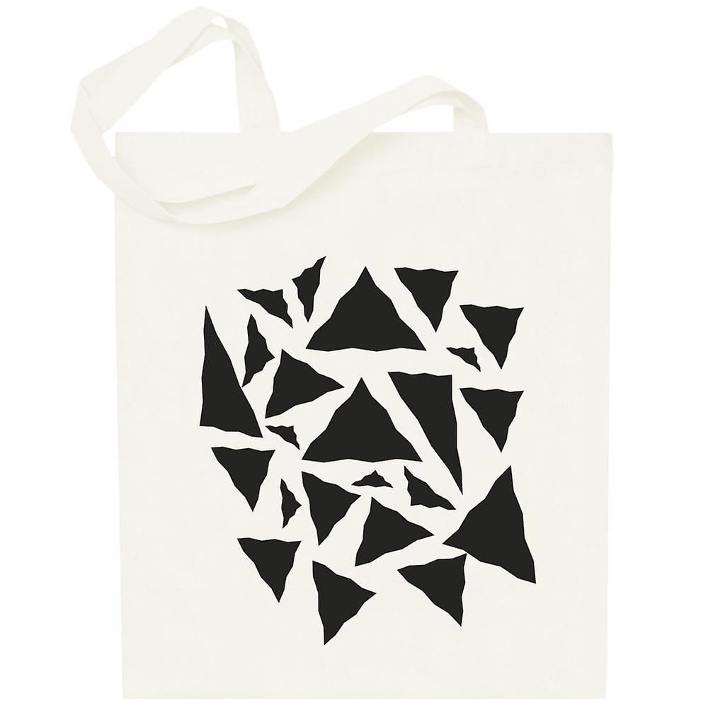 Geometric Shape Rough Triangles Totebag