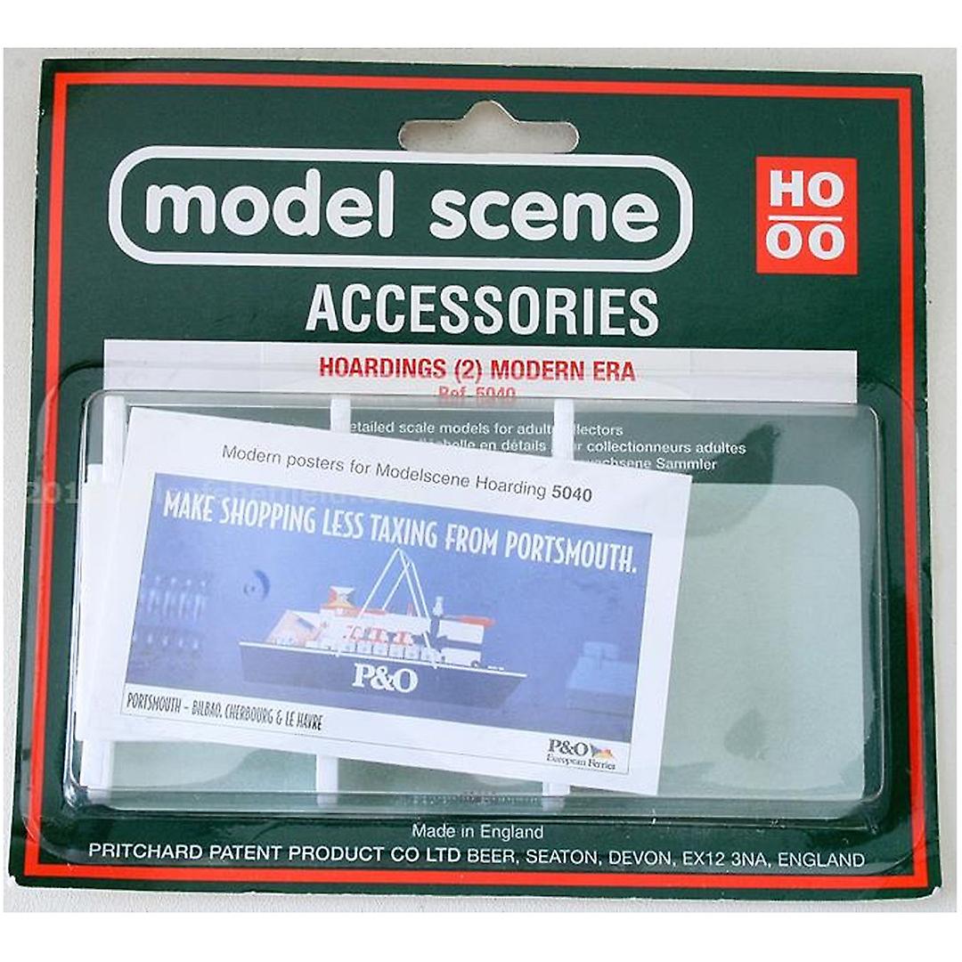 Modelo escena accesorios OO/HO vallas (2) - Era moderna