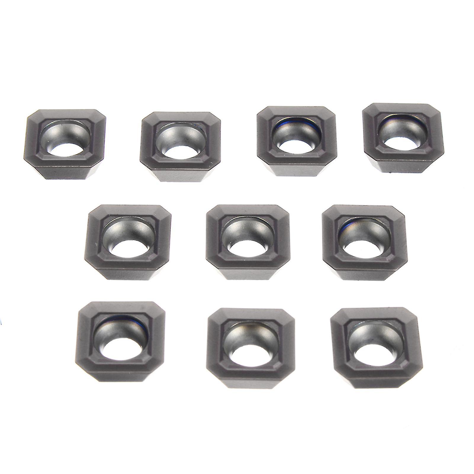 Hopeup 10pcs/box Seht1204afsn-x45 Pc9035/seht43afsn-x45 Carbide Inserts Sturdy Convenient To Use Compact Replaceable Sharp Indexable Inserts For Milli