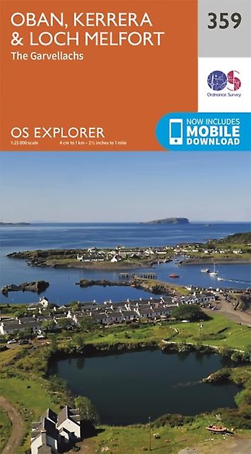 Oban Kerrera And Loch Melfort by Ordnance Survey Paperback Book