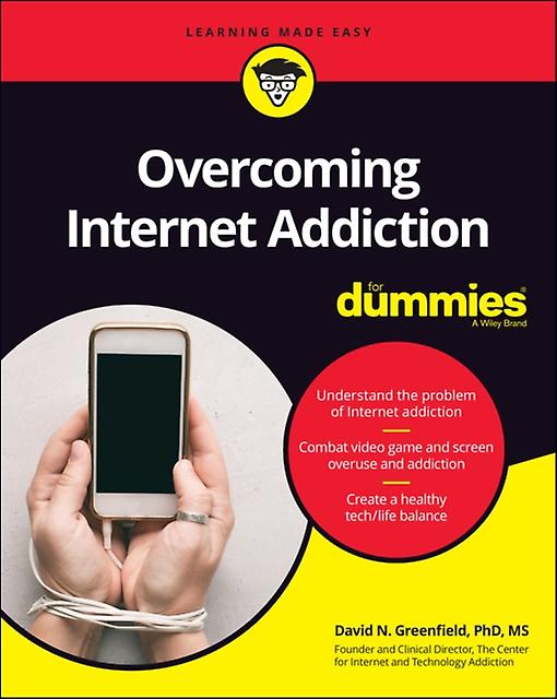 Overcoming Internet Addiction For Dummies by David N. Greenfield Paperback Book