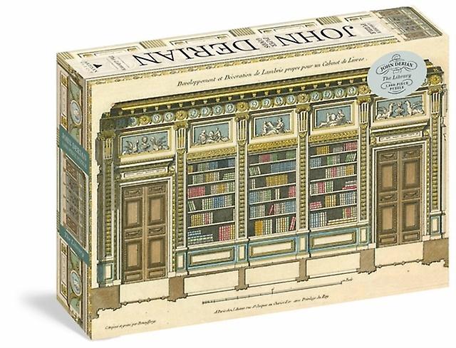 John Derian Paper Goods The Library 1000piece Puzzle by John Derian Multiplecomponent retail product Book