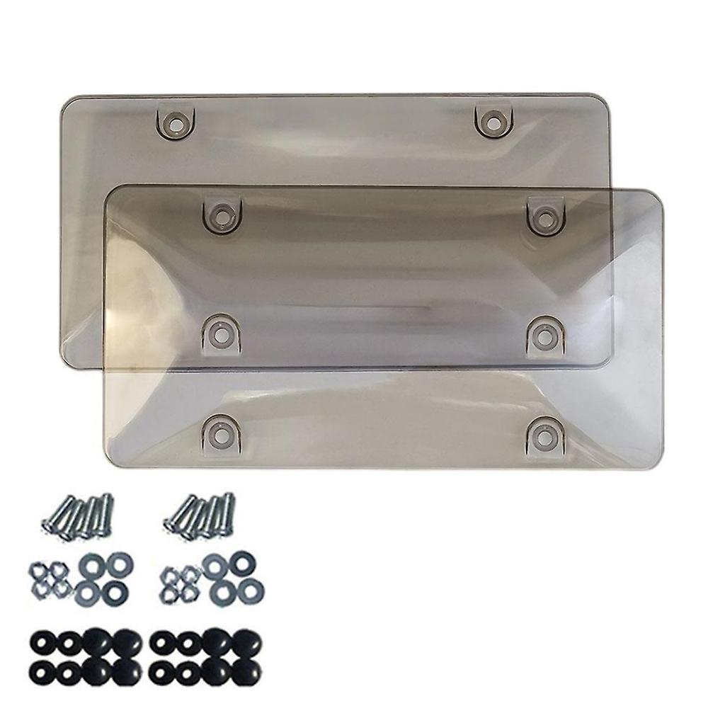 Clear Anti-Speed Red Light Toll Camera Stopper License Frame Cover