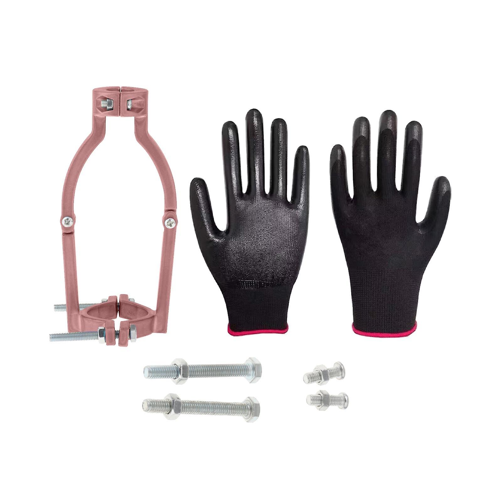 Square Hole Drill Bit Adapter Sturdy for Drill Machine Accessory Drill Press with gloves screws