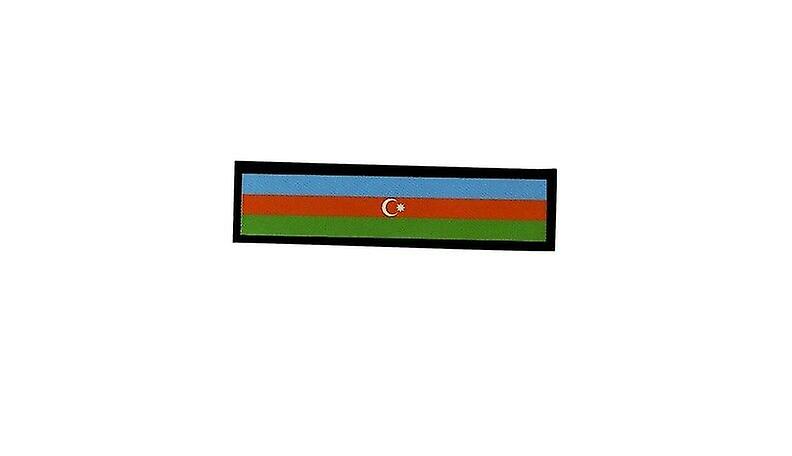 Patch Ecusson Brode Prints Travel Souvenir Backpack Flag Azerbaijan Azeri