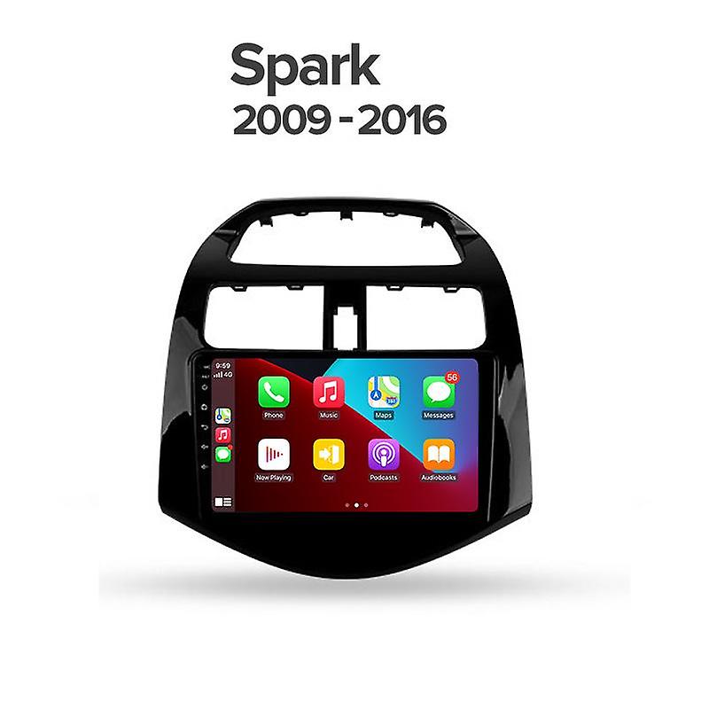 الروبوت لشيفروليه سبارك فاز ماتيز الإبداعية 2009-2016 راديو السيارة الوسائط المتعددة مشغل فيديو كاربلاي