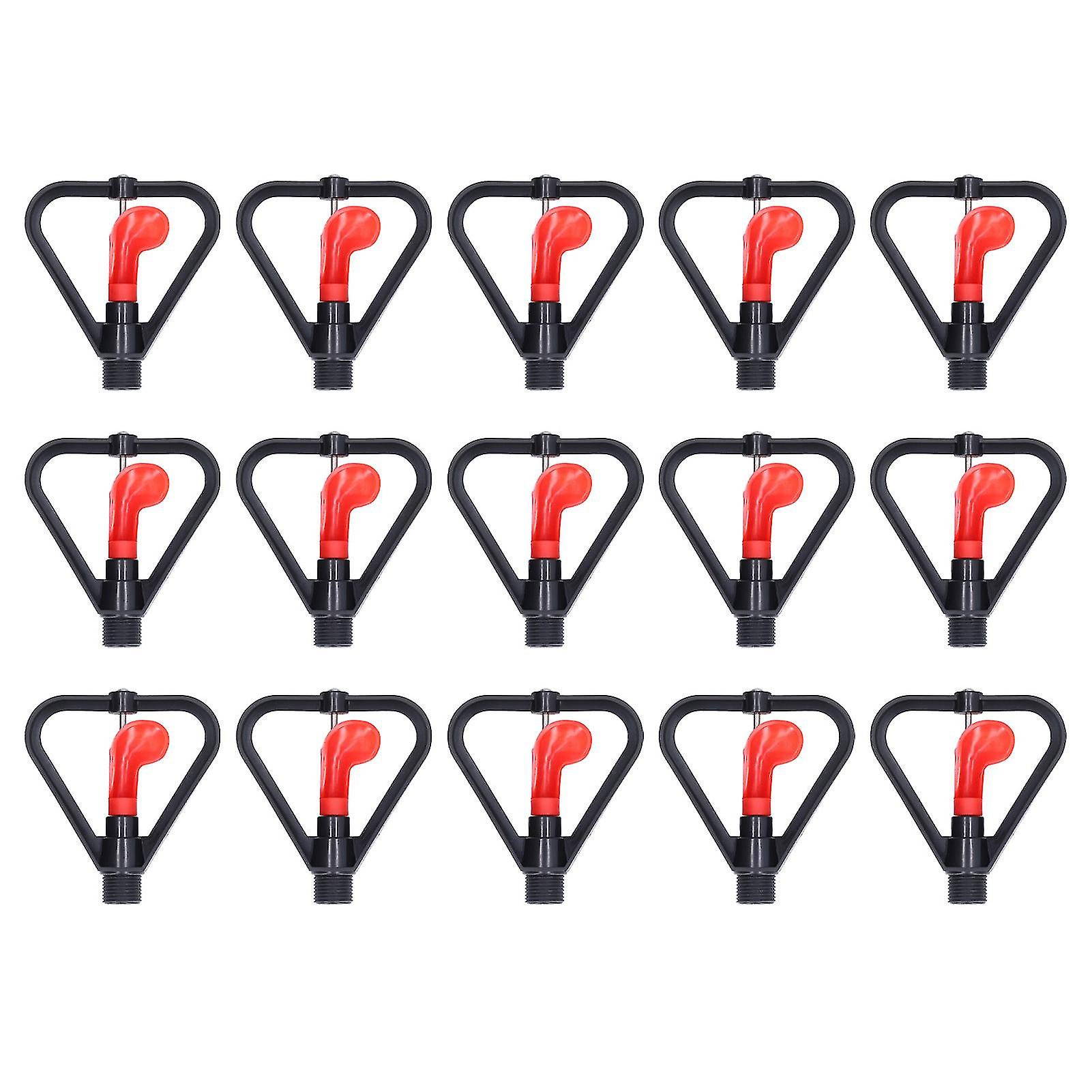 15pcs G1/2" Male Thread Rotating Sprinkler Nozzles for Garden Irrigation System