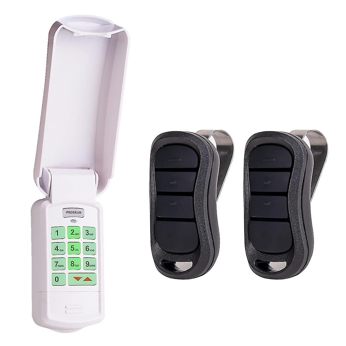-r Garage Door Opener Wireless Keypad With 2pack G3t-r Remote For Door Opener, Replace -bx -bx G3t-