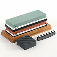 Premium Whetstone Cutting Sharpening Stone Set, Ideal Sharpener