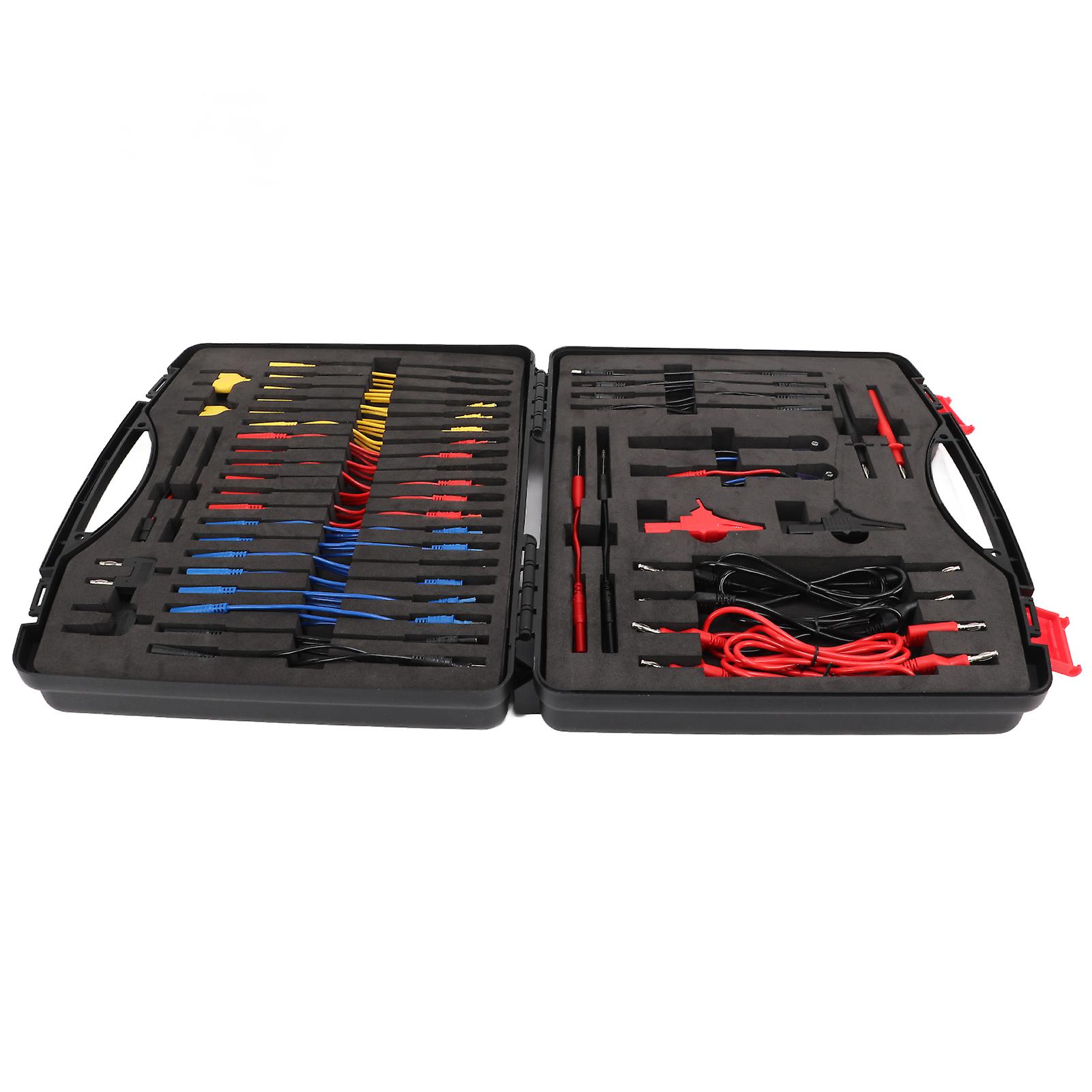 92Pcs Multimeter Test Leads Kit Multi Function Electrical Relay Tester Probe Set for 12V 24V Vehicles 