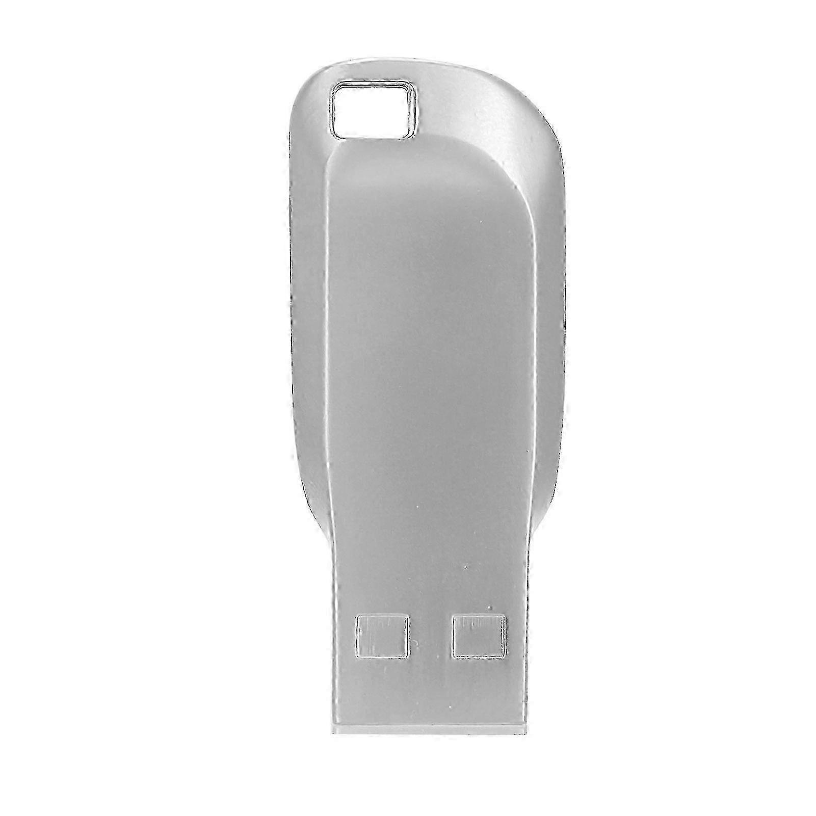 Flash Drive Metal Portable Uncovered 2.0 USB Thumb Memory Stick for Information Storage Data Transmission